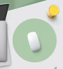 New Hot PU Mouse Pad 22cm Anti-Slip Mousepad Natural Rubber Waterproof Gamer Desk Mat for Desktop PC Computer Laptop Accessories