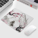 Mousepad Computer New Desk Mat Cartoon Natural Rubber Art Pink Cherry Blossom Sakura Office Decoration Carpet keyboard pad