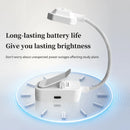 LED Desk Lamp Clip-on Book Light Eye Protection Rechargeable 3 Colors Dimmable For Bedroom Student Study Reading Night Lighting