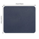 High Quality Leather Mouse Pad Non-slip Anti Scratch Gaming Desk Mat Solid Color Wear Resistant Mousepad Students