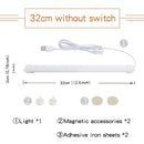 Desk light Magnetic reading lamp USB Dormitory LED Night lighting Eye protection tube cabinet Mirror Student Office study table
