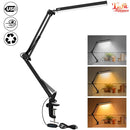 New Led Desk Lamp With Clamp Swing Arm Desk Lamp Dimmable Eye-caring Desk Light With 10 Brightness Level 3 Lighting Modes
