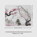 Mousepad Computer New Desk Mat Cartoon Natural Rubber Art Pink Cherry Blossom Sakura Office Decoration Carpet keyboard pad