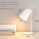 Modern Led Desk Lamp Nordic Lighting Fixture Table College Dorm Reading Living Bedroom Bedside Study Black Indoor Decor Lights