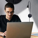 LED Desk Reading Light Reading Light Eye Protection Desk Lamp 360 Degree Rotation Flexible Gooseneck USB Bedroom Night Lamp