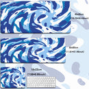 Large Mousepad Black and White Strata Liquid Keyboards Office Deskmat 30x80cm Computer Non-slip Mouse Pad Art Design Carpet Gift