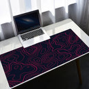 Strata Liquid Stains Black Mouse Pad 90x40 Topographic Big Mousepad Company Gamer Rug Deskmat Deskpad Personalized DropShipping
