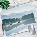 Multi Style Nature Scenery Mouse Pad Non Slip Rubber Desk Mat Aurora Mountain Beach Palm Farm Landscape Office Small Mousepad