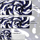 Large Mousepad Black and White Strata Liquid Keyboards Office Deskmat 30x80cm Computer Non-slip Mouse Pad Art Design Carpet Gift