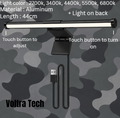 RGB Monitor Light Bar 44cm Aluminum — Eye Protection, Dimming, Gaming & Work