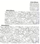 Matte Black And White Strata Liquid Gaming Mousepad Natural Non-Slip Base Multiple Sizes