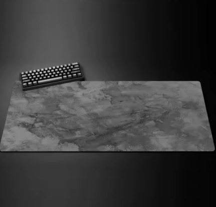 Grey Mousepad M/XL Firm Grip On Desk With Natural Rubber Base