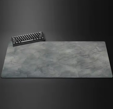 Grey Mousepad M/XL Firm Grip On Desk With Natural Rubber Base
