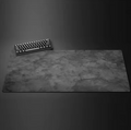 Grey Mousepad M/XL Firm Grip On Desk With Natural Rubber Base