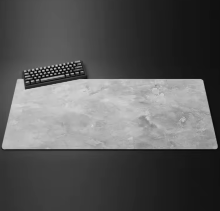 Grey Mousepad M/XL Firm Grip On Desk With Natural Rubber Base