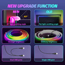 RGB Computer Monitor Screen SYNC Light Strip Backlights Light Bar Sync with Screen Color/Music Double USB Desk Gaming