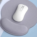 1Pcs Grey Comfortable Wrist Support Non Slip Mice Mat Soft Mousepad for PC Laptop Computer Ergonomic Wrist Rest Mouse Pad