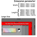 Large Minimalist Desk Mat for Women Girls, 900x400mm Non-Slip Rubber Bottom Gaming Mouse Pad, Computer Laptop Office Cushion