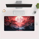 Cherry Blossom Ink Painting Landscape Mouse Pad Desk Mat Gaming Mats Anti-Slip Durable Office Accessories Mouse Mat Mauspad