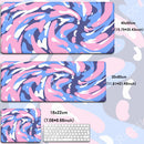 Large Mousepad Black and White Strata Liquid Keyboards Office Deskmat 30x80cm Computer Non-slip Mouse Pad Art Design Carpet Gift