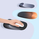 Ergonomic Mouse Pad with Gel Wrist Support Premium Lycra Fabric Non-Slip Ideal for Laptop  Desktop Office Gaming Desk