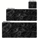Art Mousepad 900x400 Black White Desk Protector Mat On The Table Pads Laptop Computer Mat Strata Liquid Mouse Pad Xxl Desk Mats