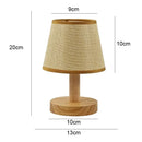 LED Desk Lights Japanese Style Interior Lighting Fixture Living Bedroom Room Bedside Night Desktop Decoration Retro Table Lamp