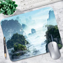Multi Style Nature Scenery Mouse Pad Non Slip Rubber Desk Mat Aurora Mountain Beach Palm Farm Landscape Office Small Mousepad