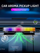 RGB LED 3D Screen Atmosphere Light Bar for Car Export Aromatherapy with Multiple Modes Adjustable Rhythm Pickup