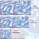 Large Mousepad Black and White Strata Liquid Keyboards Office Deskmat 30x80cm Computer Non-slip Mouse Pad Art Design Carpet Gift