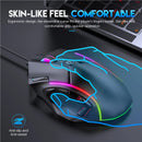 Gaming Mouse Gaming Mouse with RGB Lights 12-Key Macro Programmable USB Wired for Computer Laptop RGB Gaming Mouse