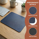 High Quality Leather Mouse Pad Non-slip Anti Scratch Gaming Desk Mat Solid Color Wear Resistant Mousepad Students