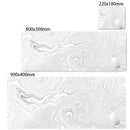 XXL Desk Mat Black And White Strata Liquid Mousepad Large Abstract Mouse Pad Gaming Deskmat With Lockedge Office Non-slip Carpet